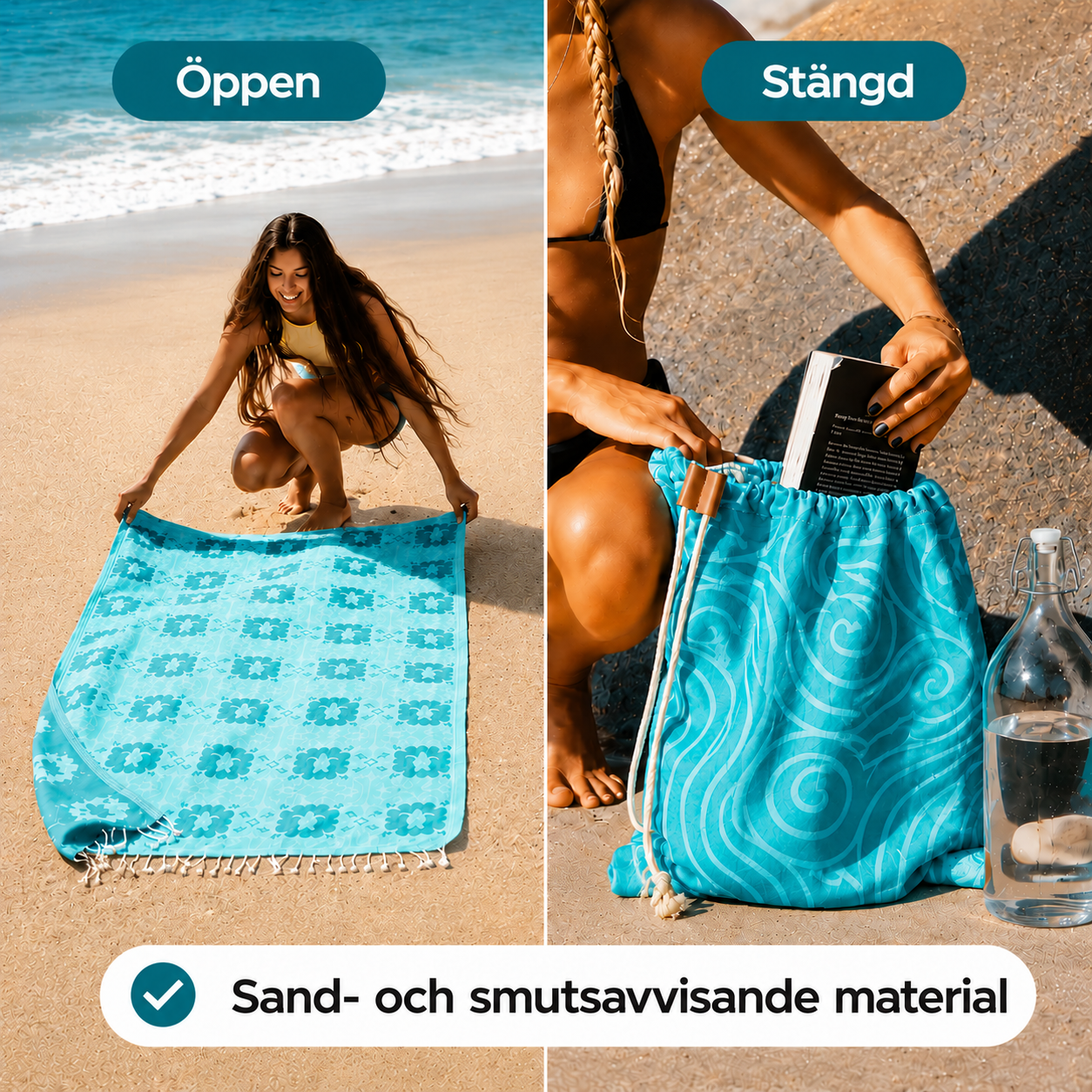 FOLDA – Handduk och väska i ett