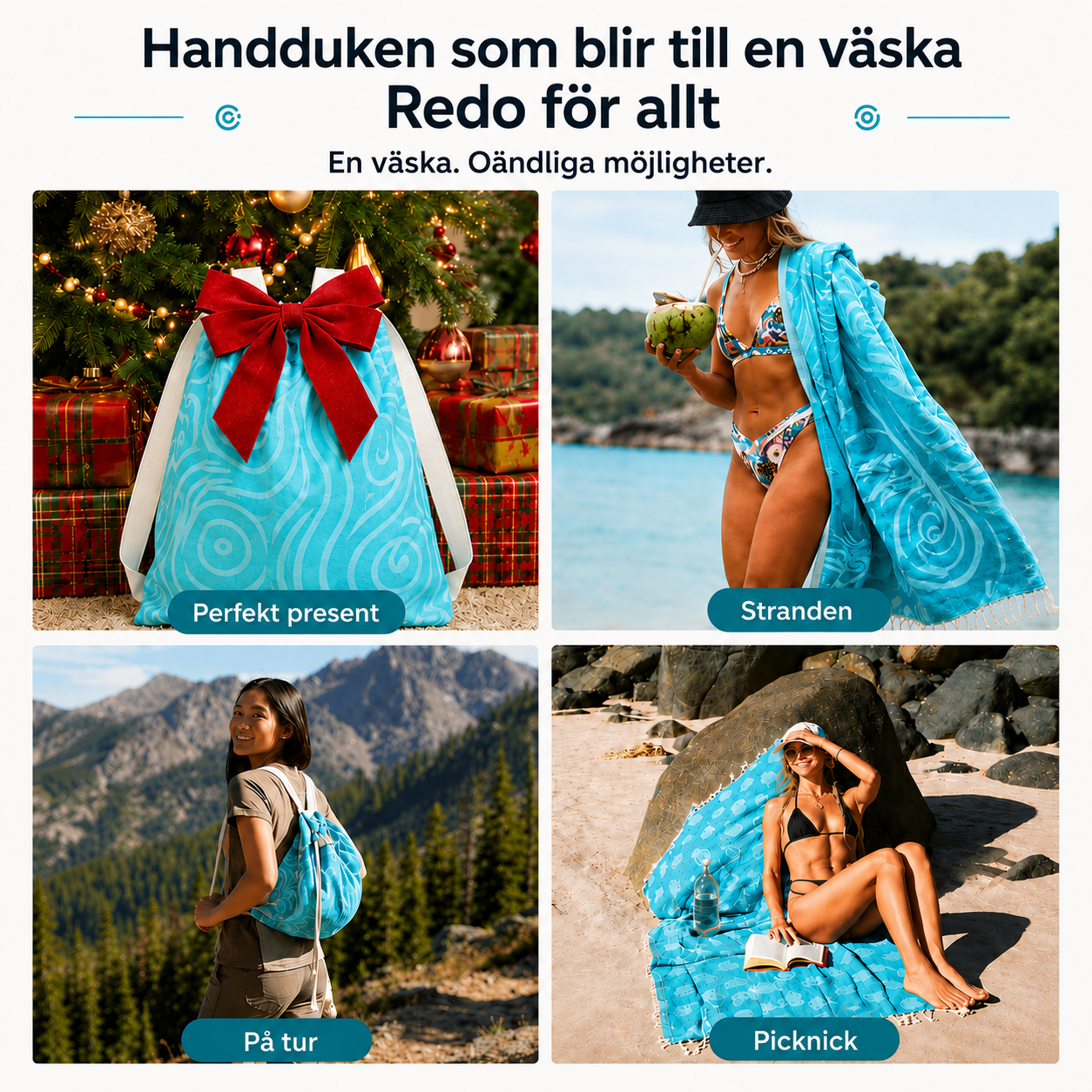FOLDA – Handduk och väska i ett