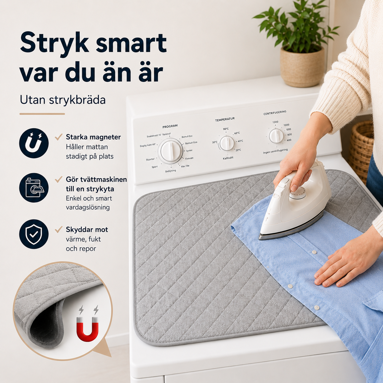SLETT™ Strykmatta